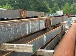 
										used beams HP16x183 at 30’-45’ full									
